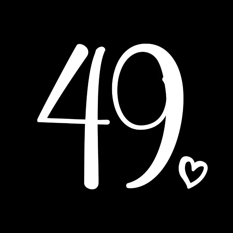 Mignon numéro 49, 49 ans, cadeau de 49e anniversaire
