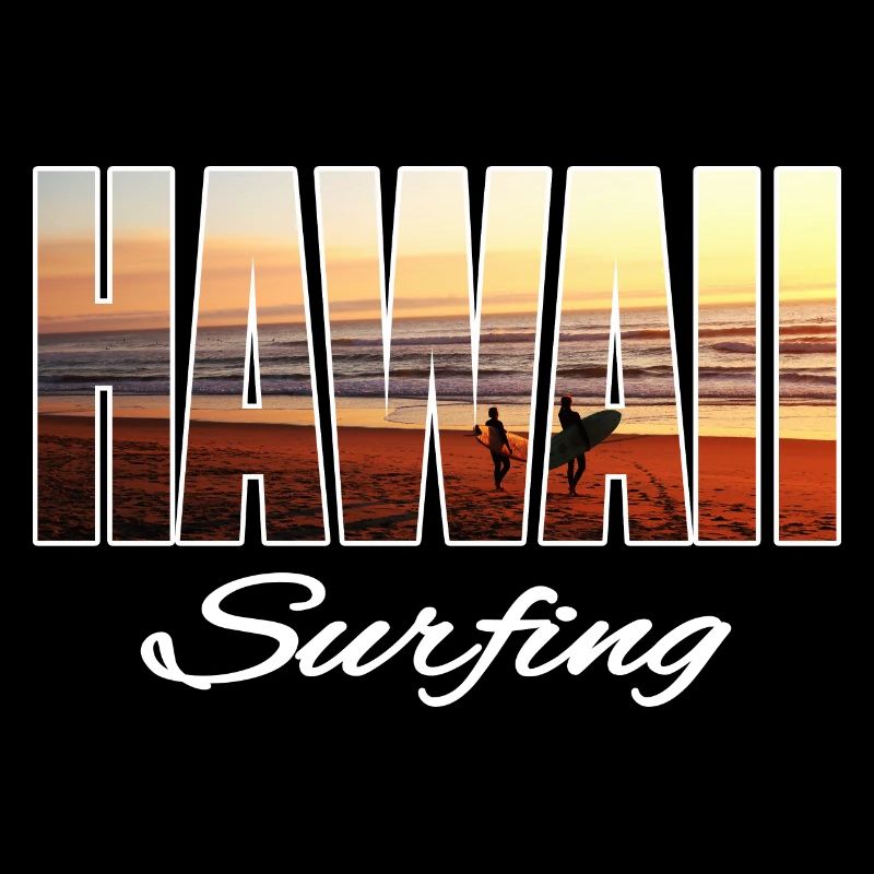 surf à Hawaï