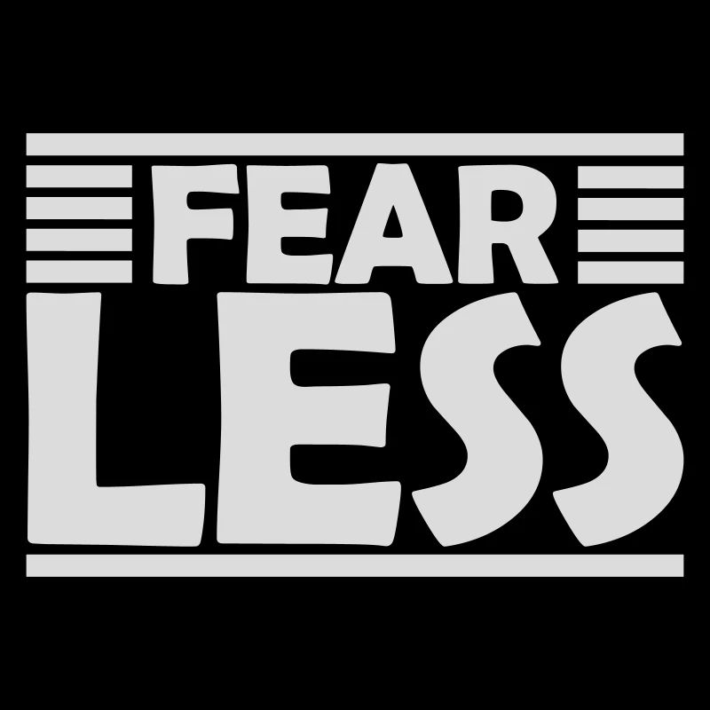 fearless Text Zitat Design