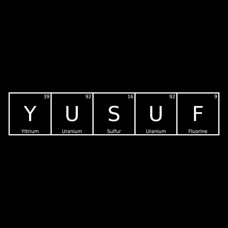 Yusuf Surname First Name Chemistry Periodic Table Elements