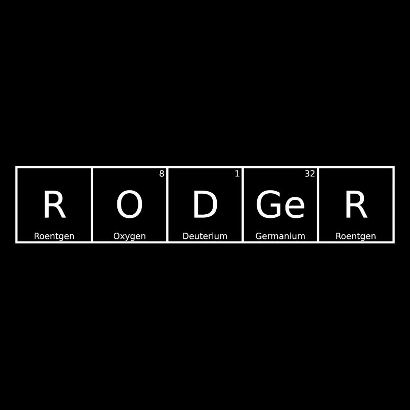 Rodger Name First Name Chemistry Periodic Table Elements