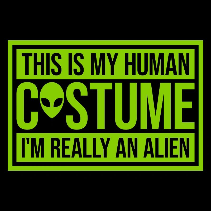human costume alien quote