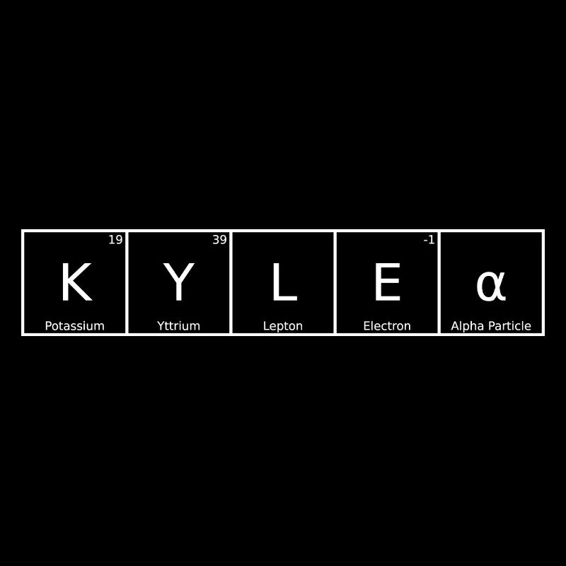 Kylea Nom Prénom Chimie Tableau périodique Éléments