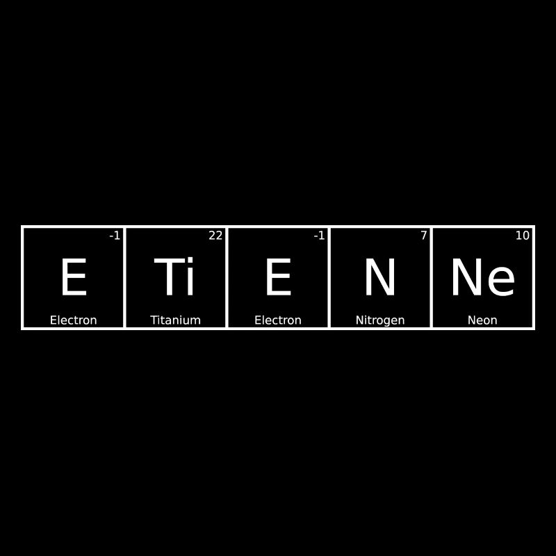 Etienne Surname First Name Chemistry Periodic Table Element