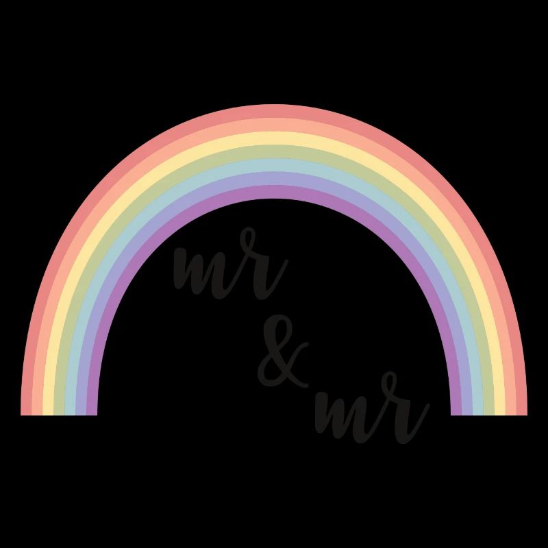 Mr and Mr Regenbogen Geschenk