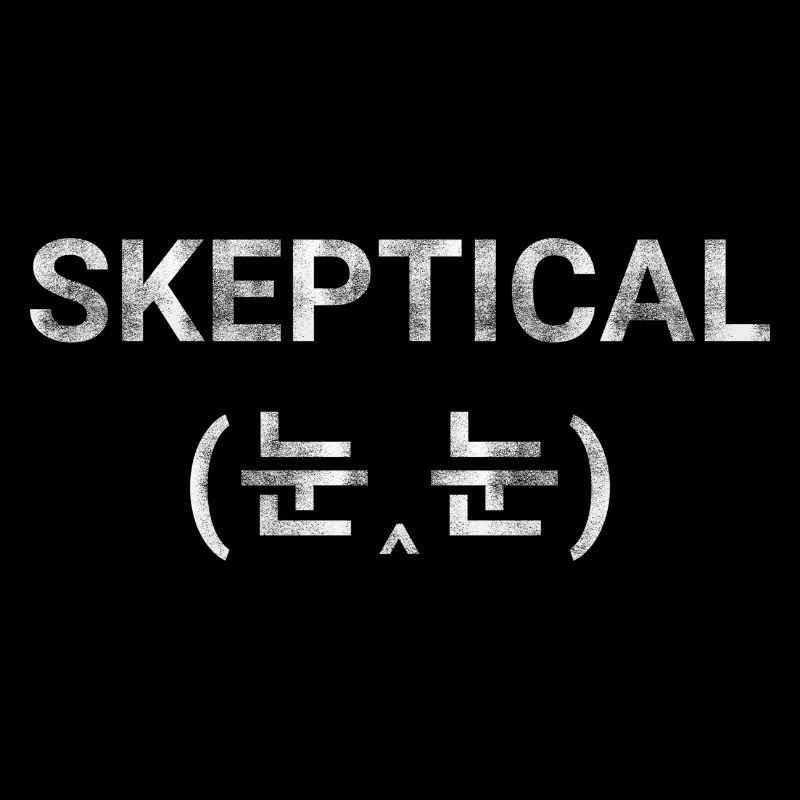 Skeptical Emoji text