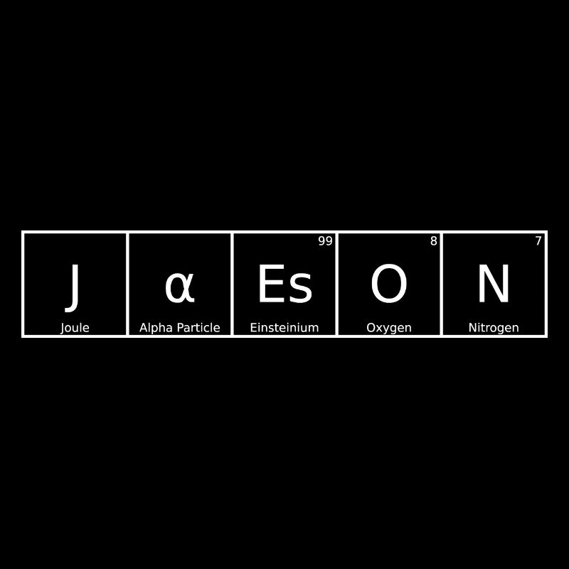 Jaeson Surname First name Chemistry Periodic Table Elements