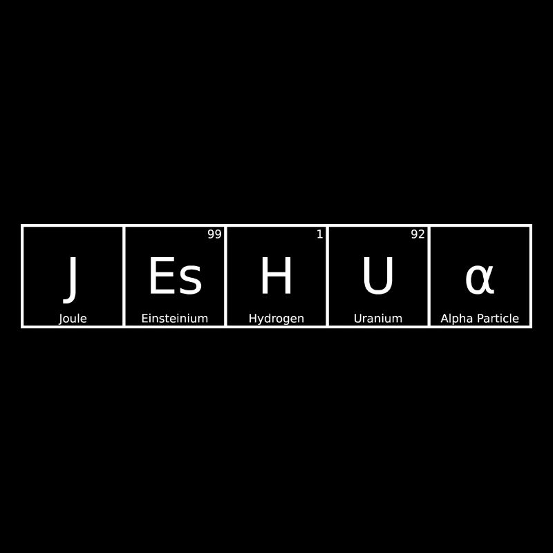Jeshua Surname First Name Chemistry Periodic Table Elements