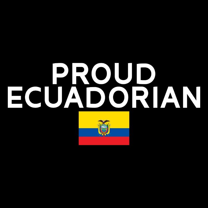 Fier Équateur Drapeau Équatorien