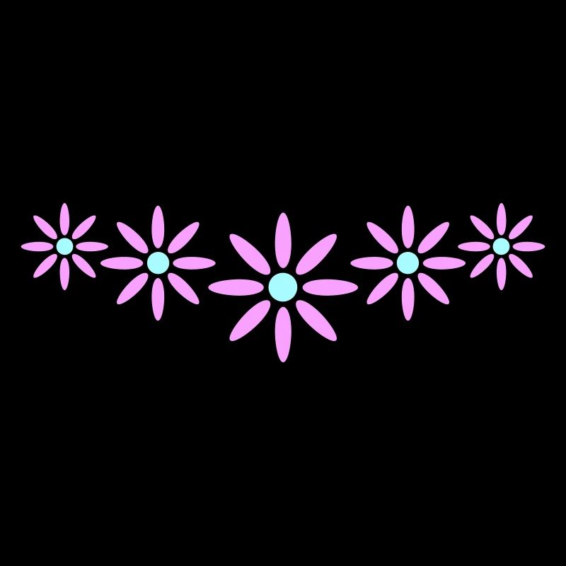 Beaucoup de fleurs colorées belle conception de motif décoratif