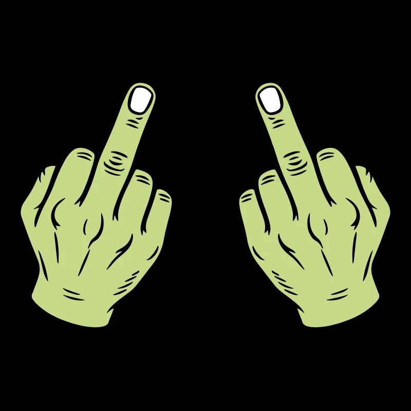 Middle Finger Hand Naughty