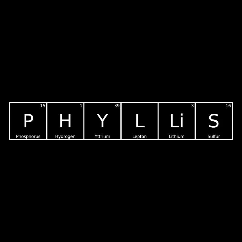 Phyllis Surname First Name Chemistry Periodic Table Element