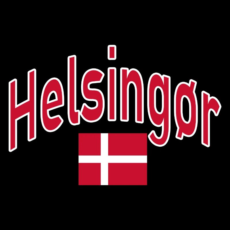 Drapeau du Danemark à Helsingør