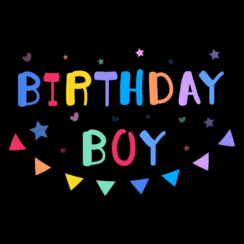 TYPO DE GARÇON D’ANNIVERSAIRE
