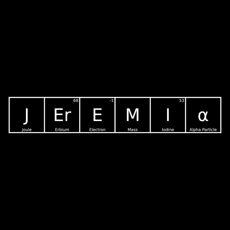 Jeremiah Surname First name Chemistry Periodic Table Element