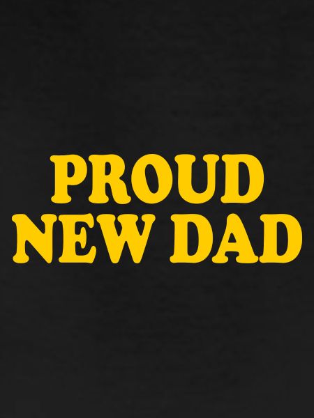 Proud new dad