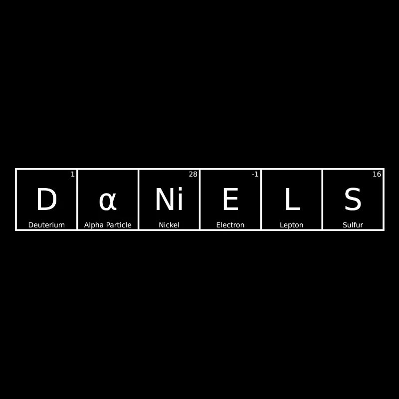 Daniel's Surname First Name Chemistry Periodic Table Element
