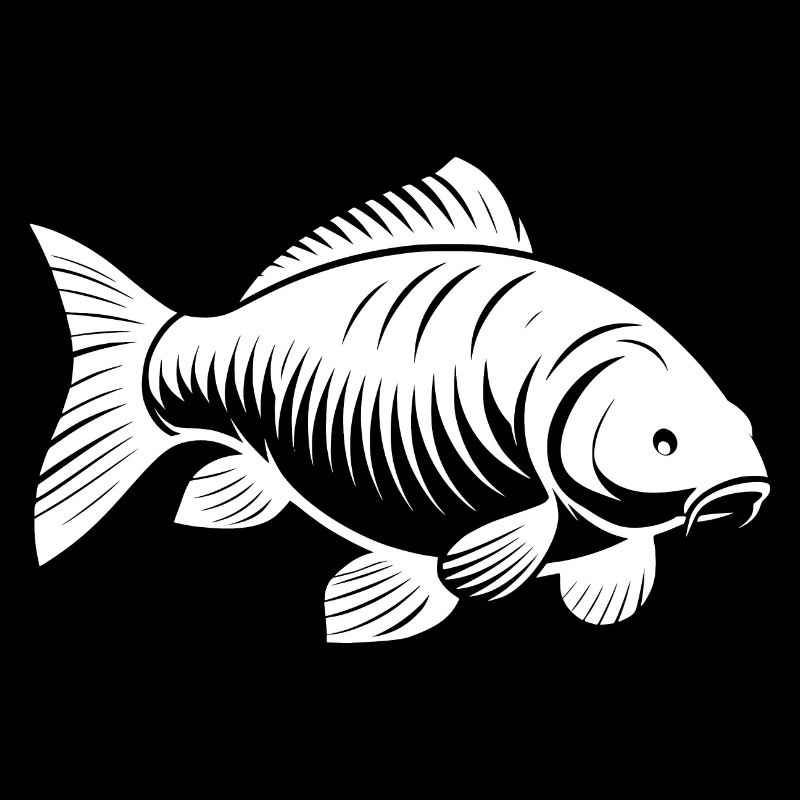Carp transparent white