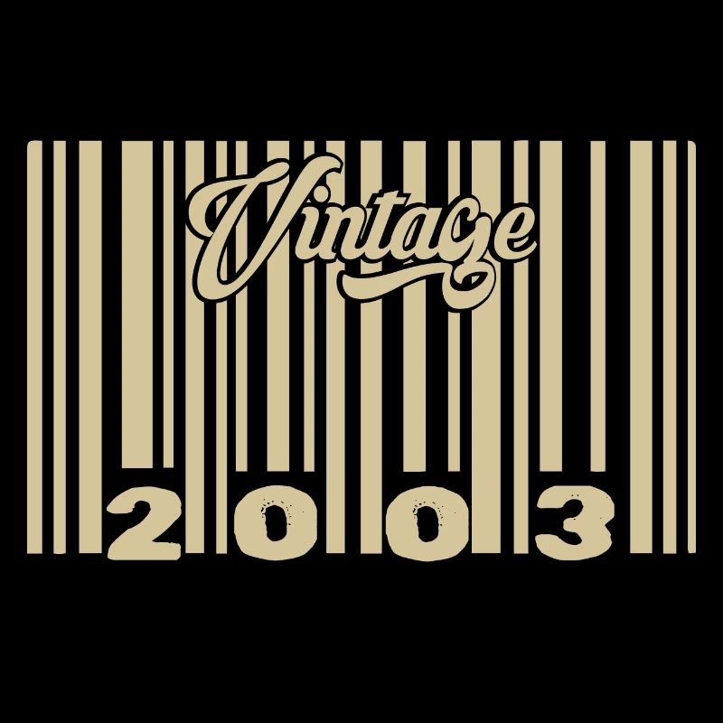 vintage 2003 Code barre 2003: Année 2025.