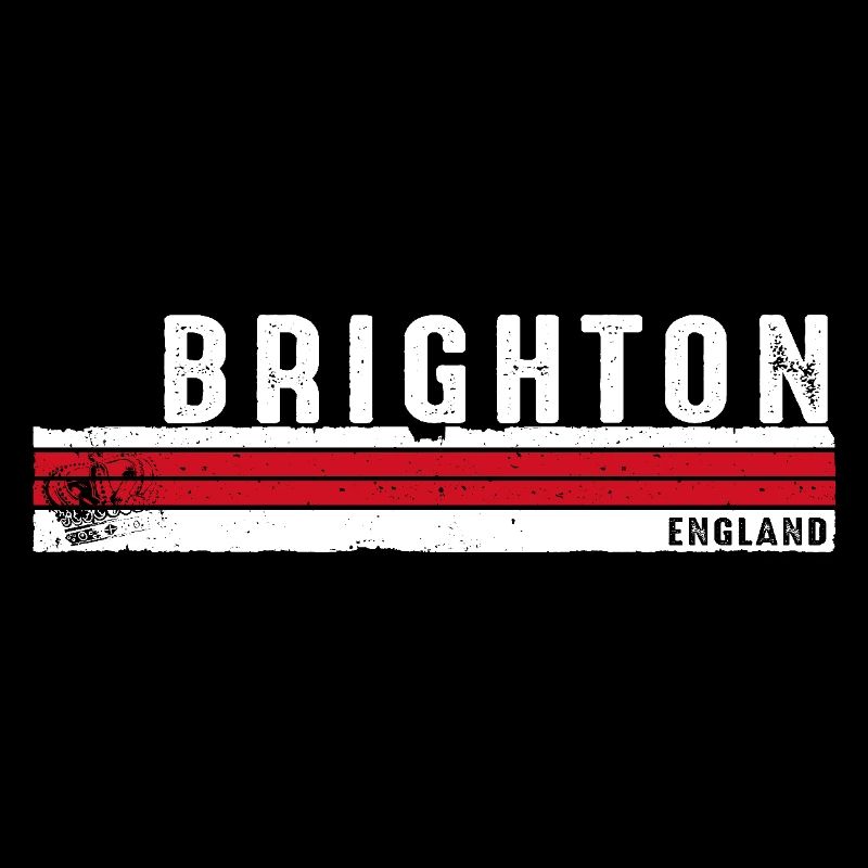 Brighton Angleterre Vintage Retro Design pour Seaside