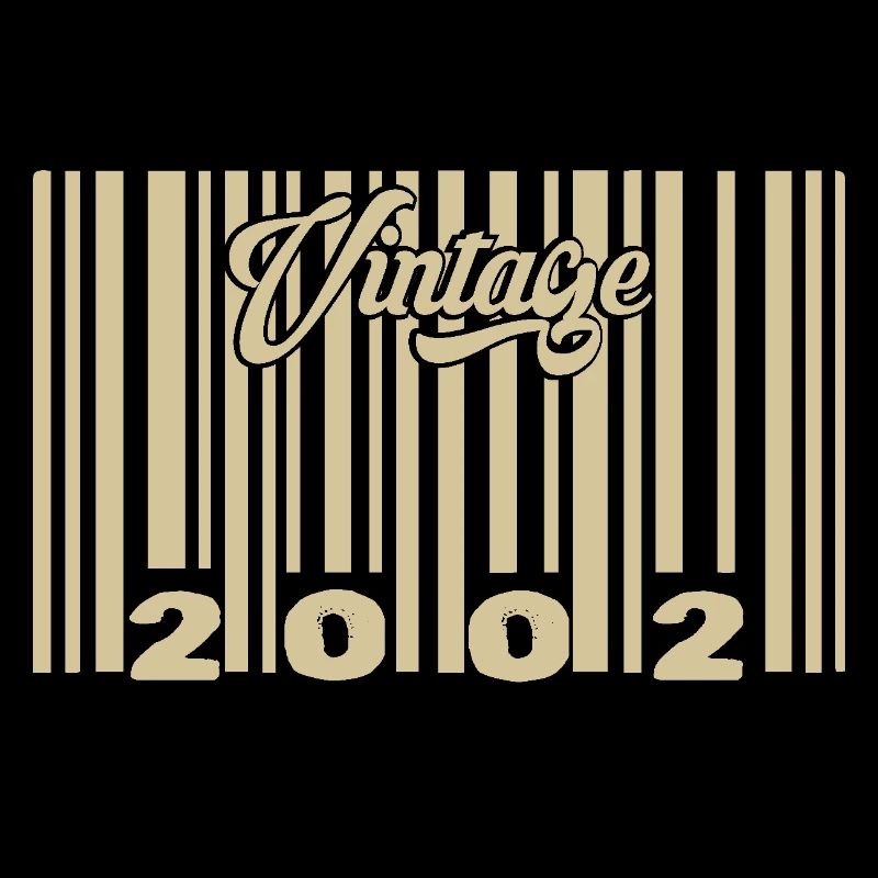 vintage 2002 Code barre 2002: Année 2025.