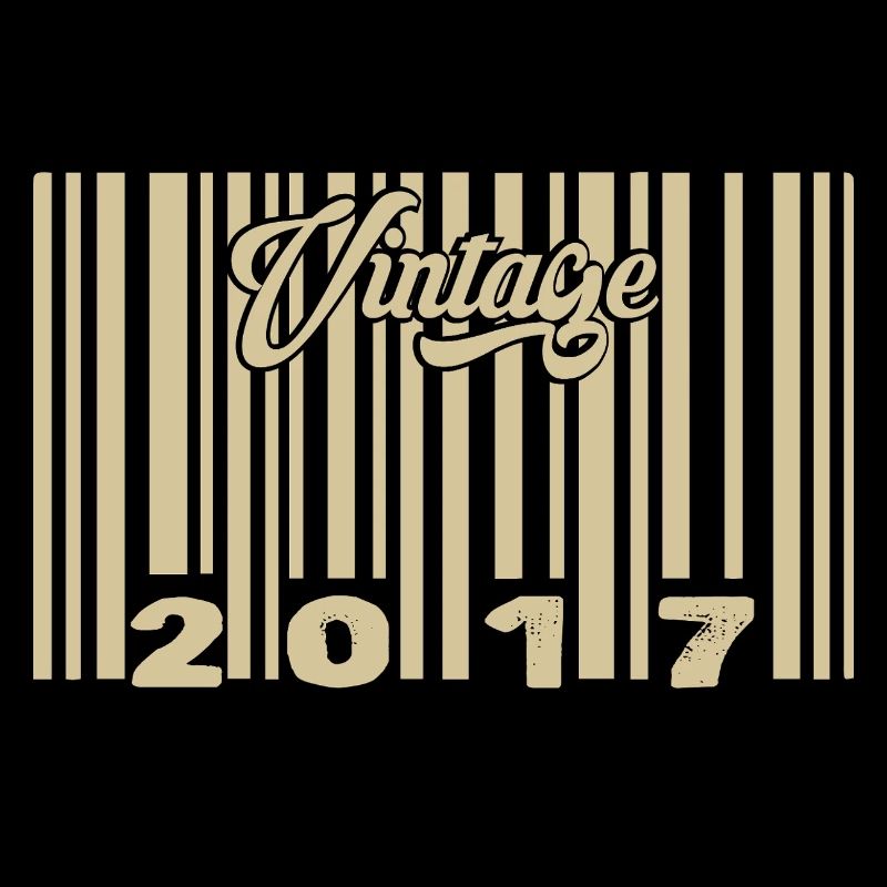 vintage 2017 Code barre 2017: Année 2025.