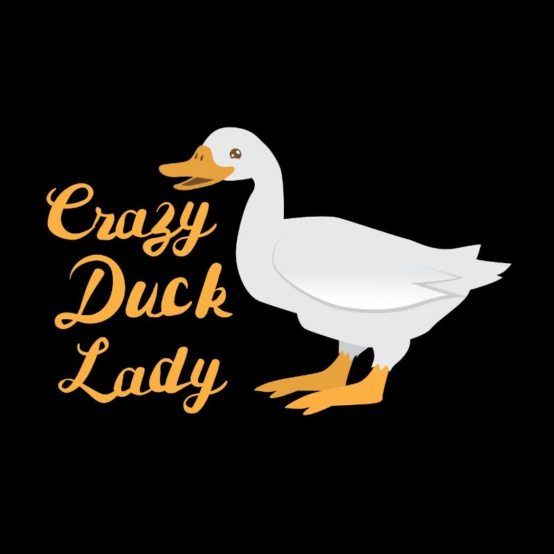 Crazy duck lady (canard blanc)