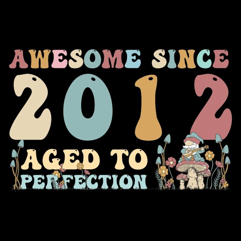 Awesome since 2012 - 11st Birthday - 2023 Groovy