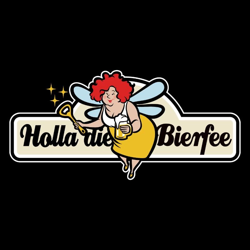 Holla die Bierfee - Biertrinker - Sticker