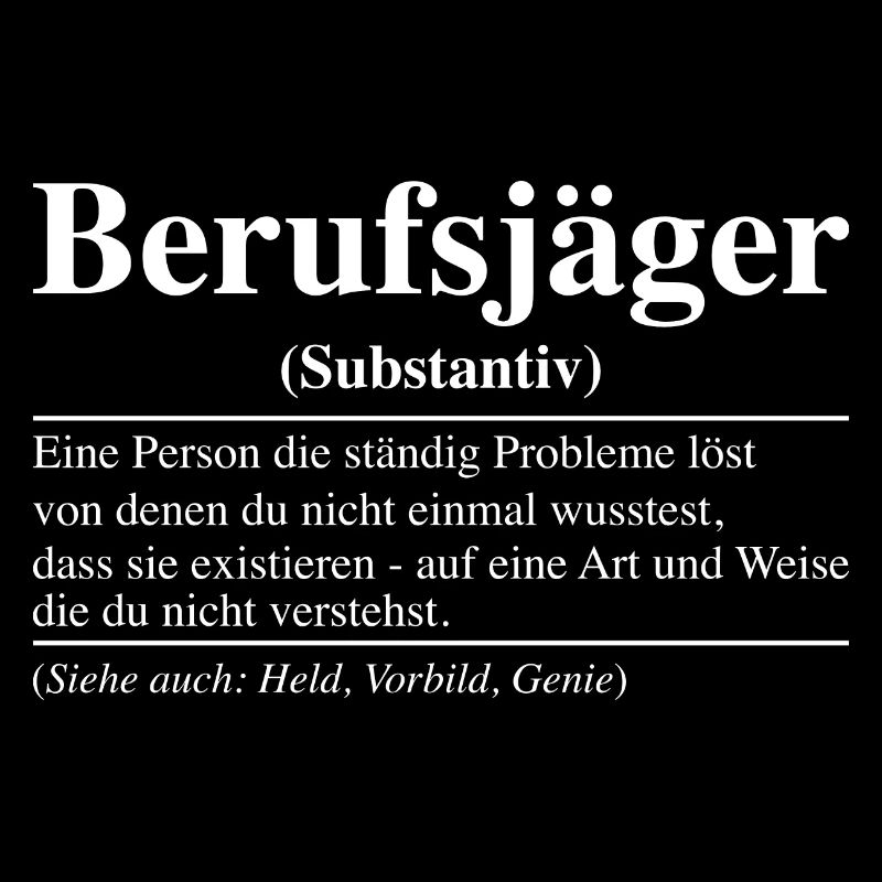 Berufsjäger Berufsjägerin Jäger