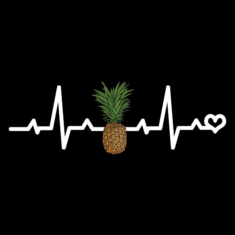 Design élégant d’ananas - Plage de soleil d’été