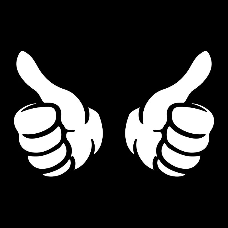 pouces levés main comme