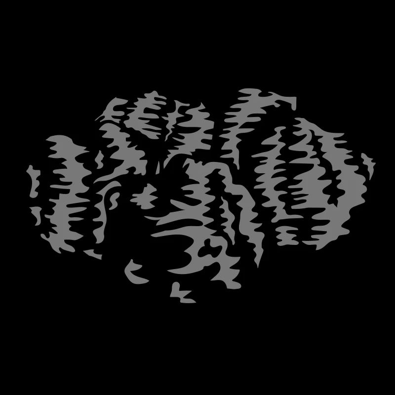 Beaucoup de morceaux de charbon