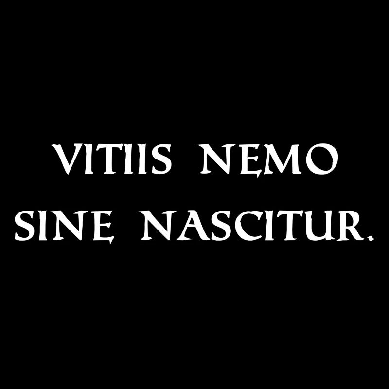 niemand wird ohne fehler geboren weiss