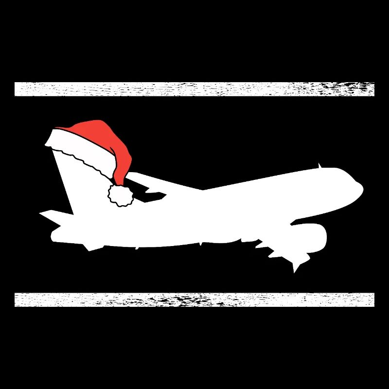 Weihnachten Flugzeug Weihnachtsmann