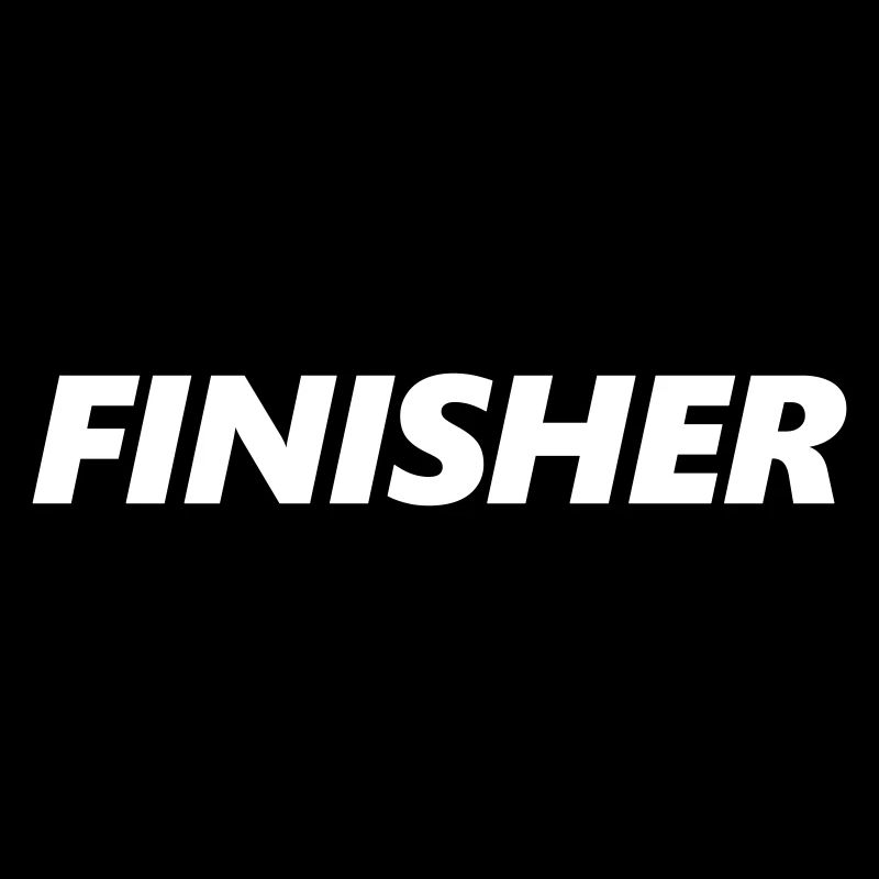 Finisher Schriftzug - Vektor