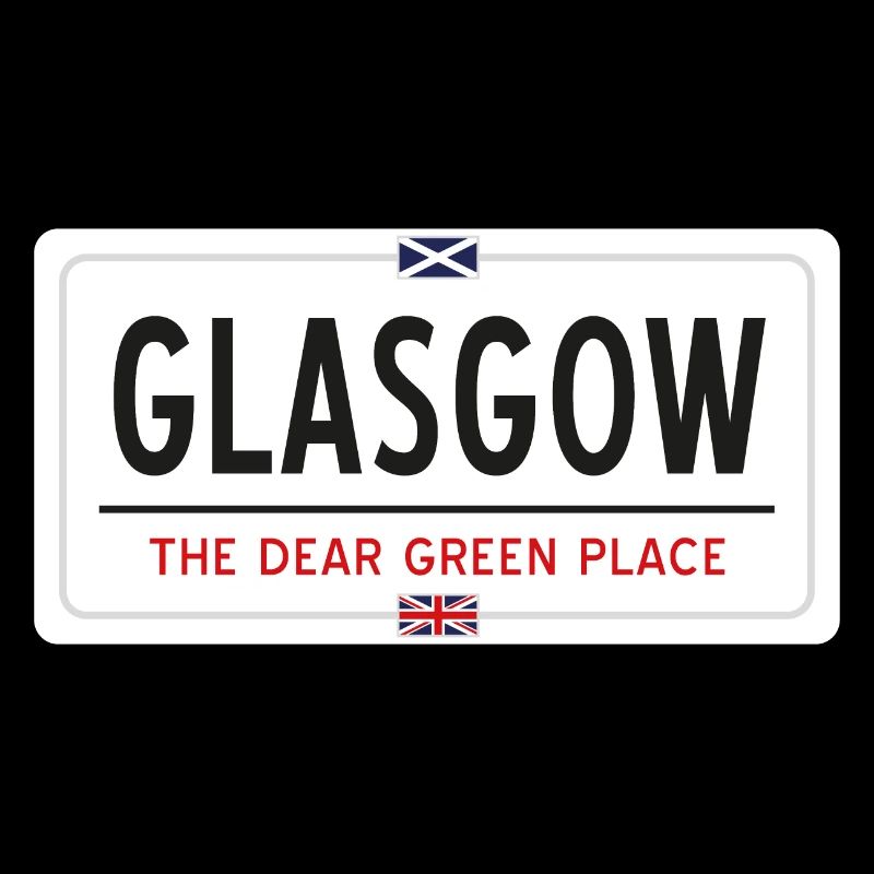 Signe de nom de lieu de Glasgow