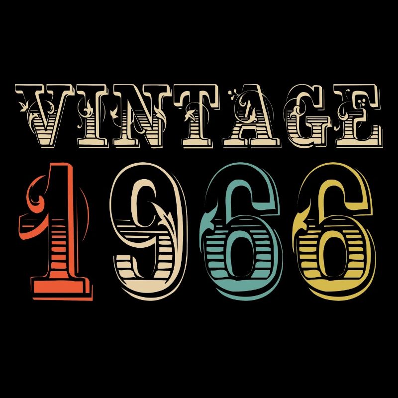 Vintage 1966 - 58th birthday - 58 years old