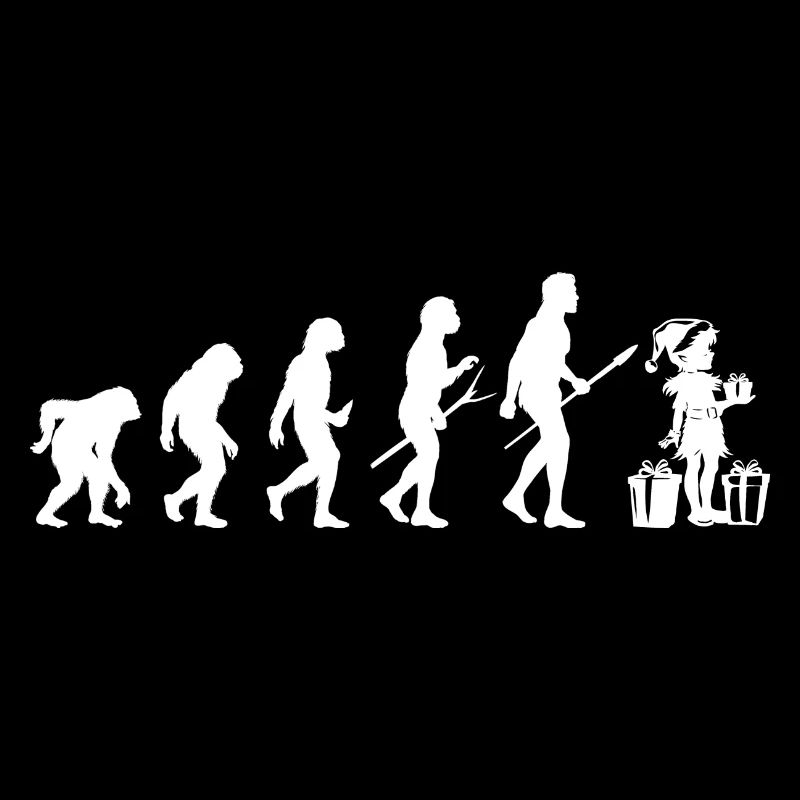 Weihnachtsmann Evolution Weihnachts