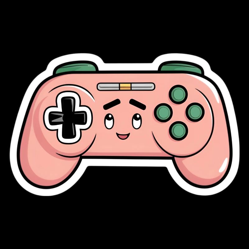 Gamer Zocker Controller Gaming süß Comic Geschenk