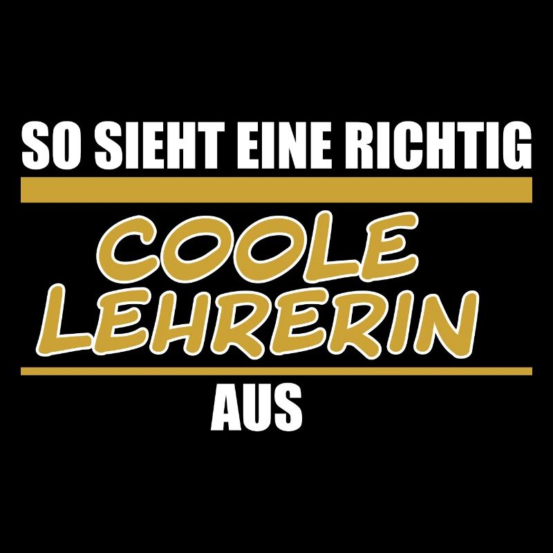 so sieht eine richtig coole Lehrerin aus white