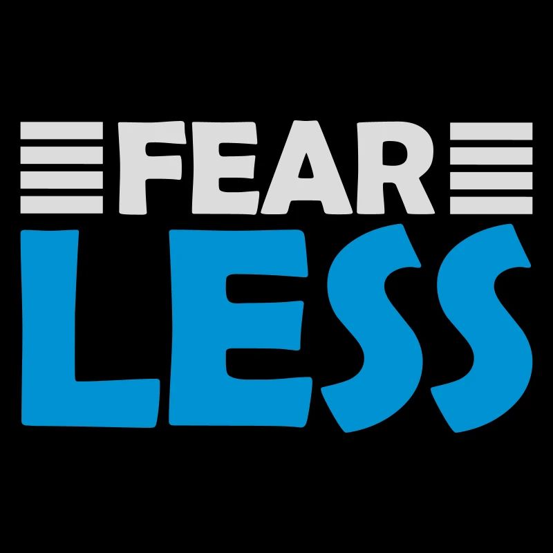 fearless Text Zitat Design