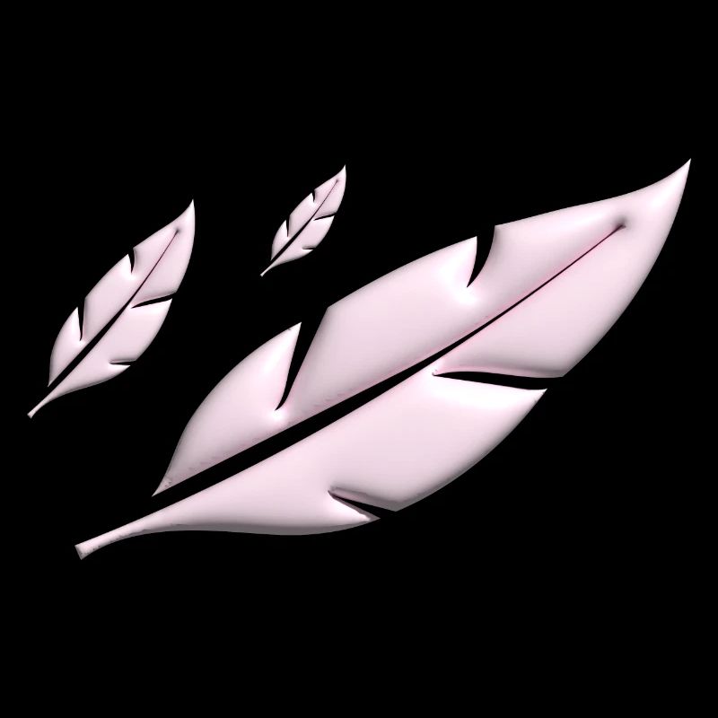 PINK FEATHERS FALLING