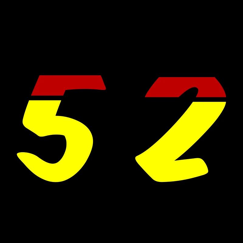 52 Zahl Symbol Germany