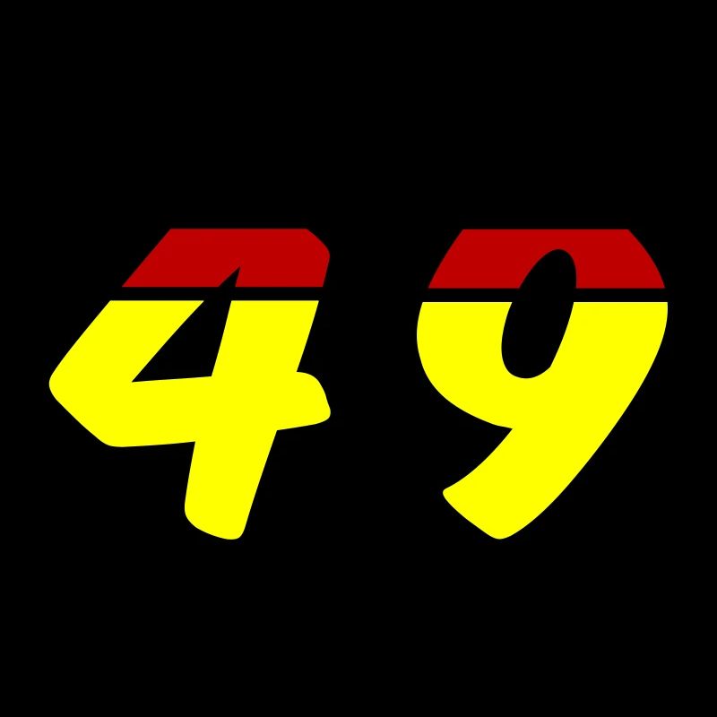 49 Zahl symbol Germany