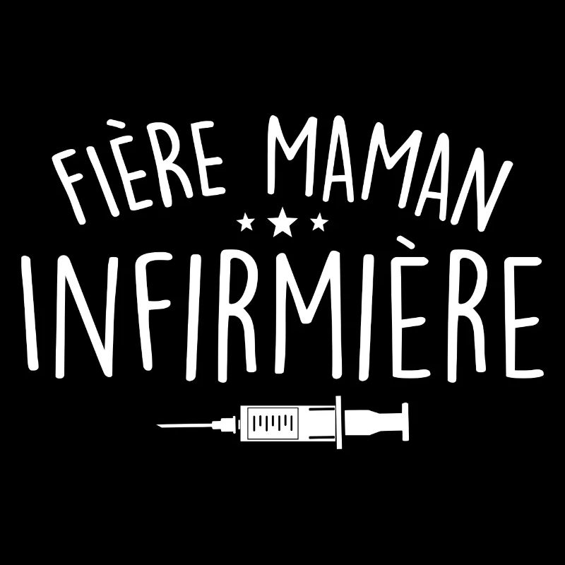 Fière Maman D’une Infirmière - Cadeau Infirmière