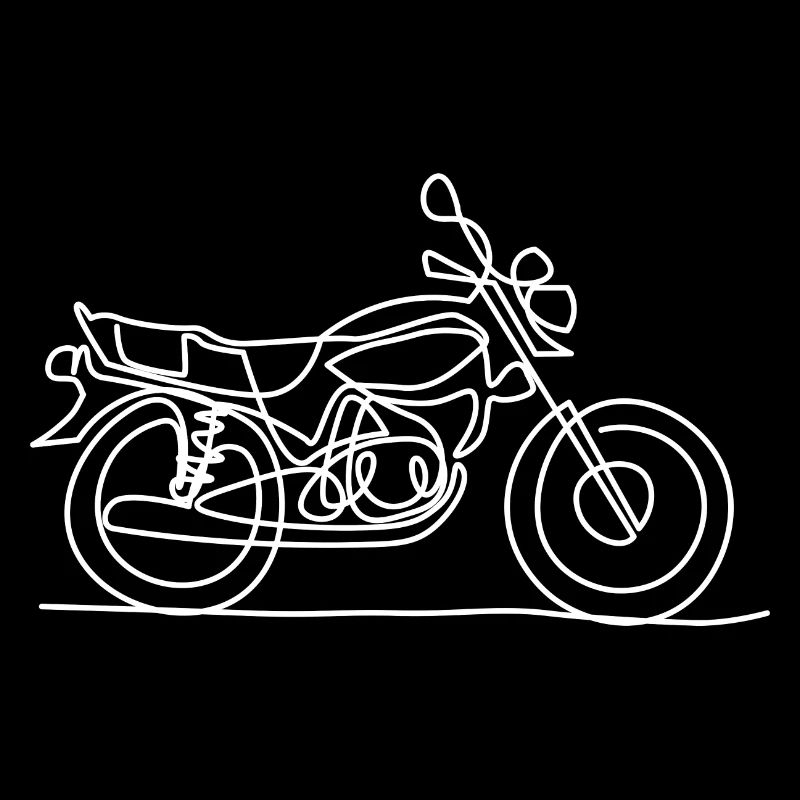 Biker Geschenk Motorrad Linie ART Geschenk