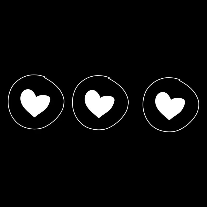 Heart Circle Symbol Shape Love Pattern Hearts