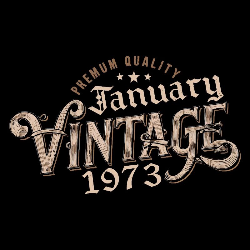 Janvier 1973 | 1973 Janvier Vintage Anniversaire