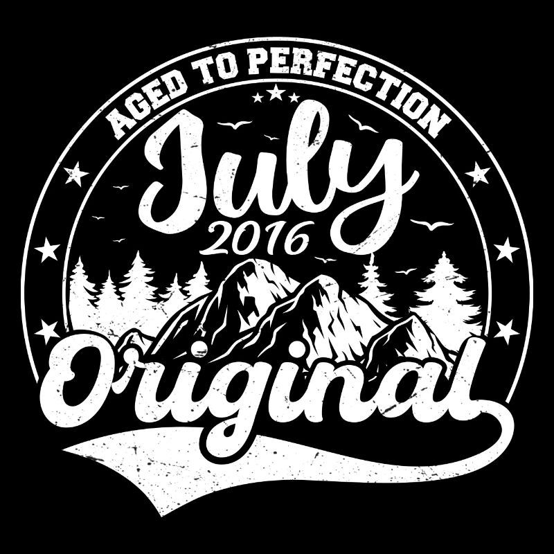 2016 Juli Geboren Geschenk Original 2016 Juli